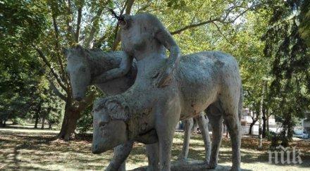 вандали оставиха без глава пастирката русе