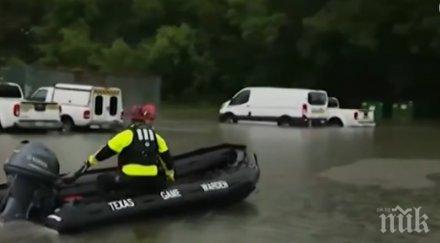 тропическата буря имелда взе жертва