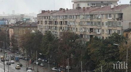 софия притъмня излива пороен дъжд снимки