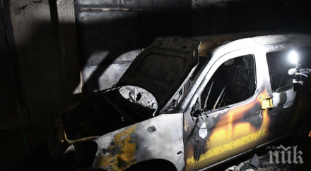 извънредно пик изгорялото такси пожара софия снимки