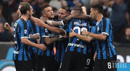 интер продължи победния ход първенството италия