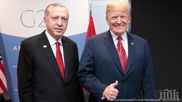 Ердоган предложи сделка за ракетите Пейтриът на президента Тръмп
