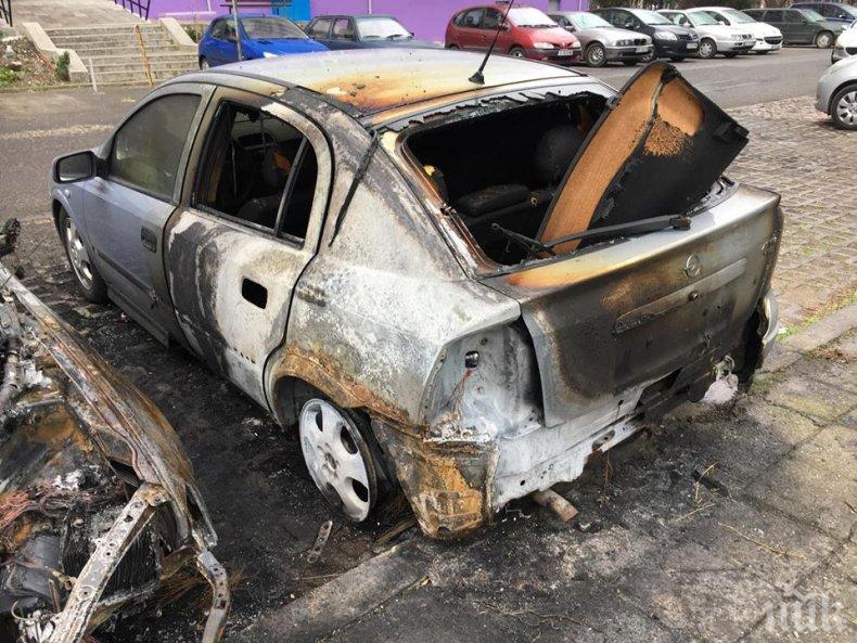 Деца подпалиха автоморга в Пловдив
