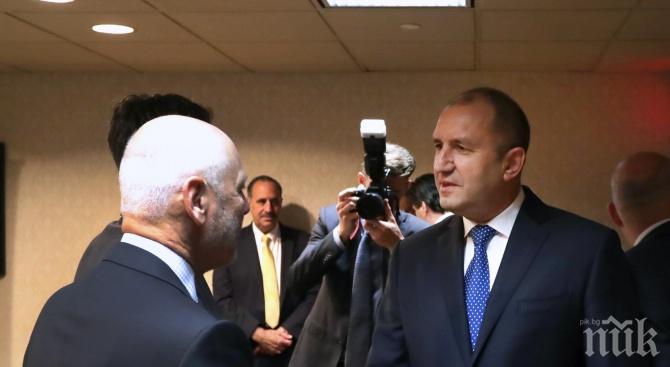 Румен Радев се срещна с водещи американски компании с интерес да инвестират у нас