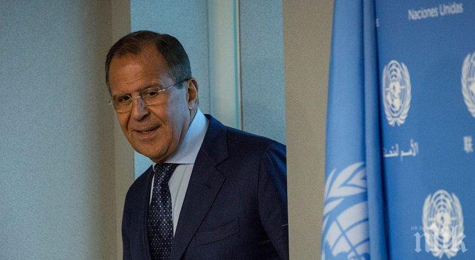 Външният министър на Русия и генералният секретар на ООН обсъдиха ситуацията в Сирия
