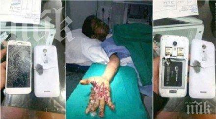 гръмнал телефон уби годишно момче