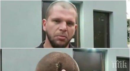 брутална агресия цигани пребиха зверски лопата бивш вратар славия