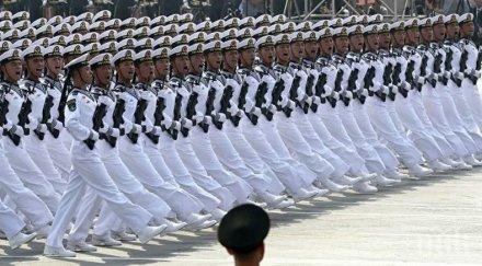 китай показа новата междуконтинентална балистична ракета военен парад