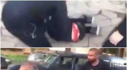шокиращо видео наркодилъри пребиха бой момче посред бял ден софия