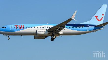 сблъсък небето ято щъркели удари боинг бургас белгия кацна варна увреден нос