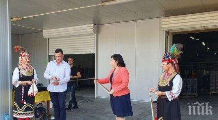 министър танева откри нова поточна линия годишнината булконс първомай