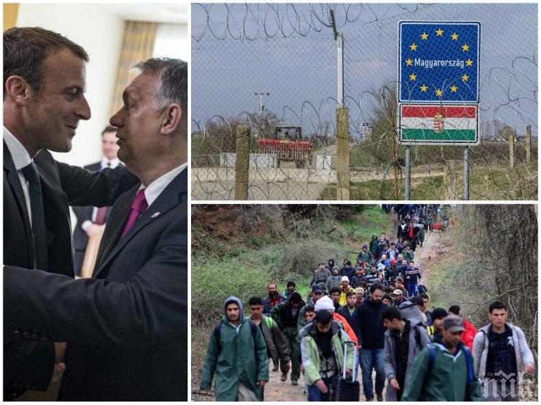 ПЪРВО В ПИК: Виктор Орбан с поредно признание от световните лидери - ето какъв уникален жест към него направи Еманюел Макрон