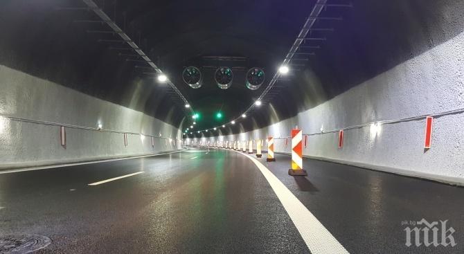 ВАЖНО: Ремонт променя движението през ключов тунел на магистрала Тракия