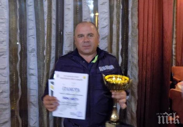 Марин Кондов стана Пътен полицай на годината
