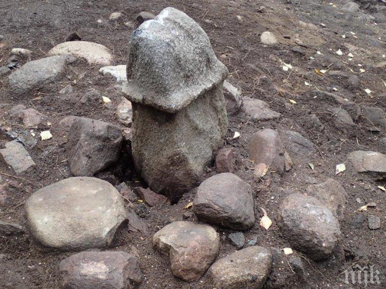 НЕ Е ЗА ВЯРВАНЕ: Откриха еректирал камък на 3000 години 