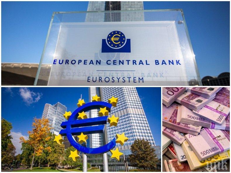САМО В ПИК: ЕЦБ завърта печатницата на пари отново! Топ банкерите в Европа притеснени – ще избягат ли инвеститорите от банките и ще има ли нови фалити?