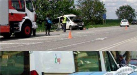 извънредно автобус обърна магистрала тракия обновена