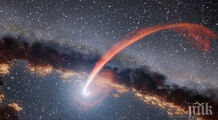 истинско чудо първи път виждаме черна дупка поглъща звезда