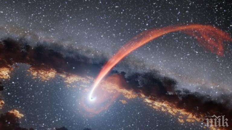 ИСТИНСКО ЧУДО: За първи път виждаме как черна дупка поглъща звезда