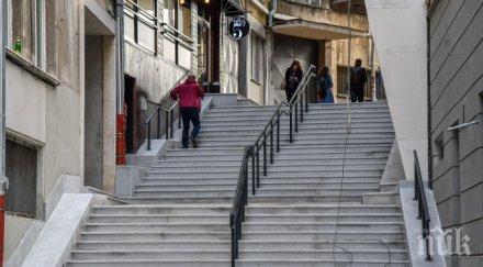 отвориха ремонт малката улица софия