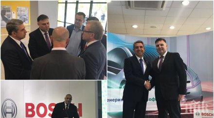 пробив кандидат кметът плевен мирослав петров води топ инвеститори града среща премиера борисов световния бизнес снимки