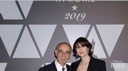 елегантна моника белучи появи събитие рим