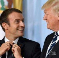 Лидерите на Франция и САЩ обсъдиха ситуацията в Сирия