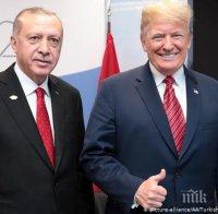 Тежък разговор: Тръмп с ултиматум към Ердоган, наложи санкции срещу Турция 