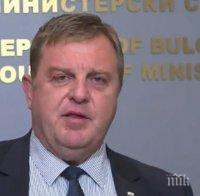 Каракачанов официално: Служители на Министерство на отбраната не са замесени в хаоса в Сливенско