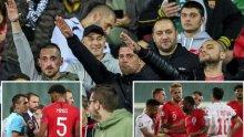 След скандала на „Васил Левски”: Английска телевизия показа нацистките символи и обидите към футболистите