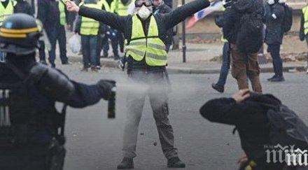 сблъсъци полиция жълти жилетки тулуза