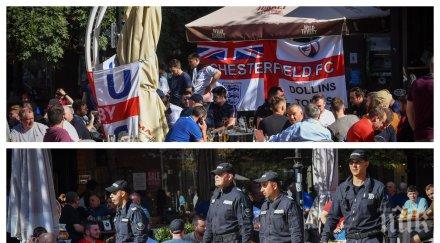 ексклузивно пик става горещо мача англия гостите обърнаха витошка гигантски пъб наливат евтина бира реват снимки