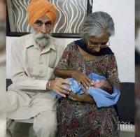 Рекорд: Индийка стана най-възрастната майка в света. Роди на...