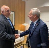 ПЪРВО В ПИК: Премиерът Борисов се срещна с финландския си колега Анти Рине