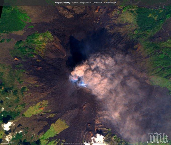 Вулканът Етна изригна отново (ВИДЕО/СНИМКА)