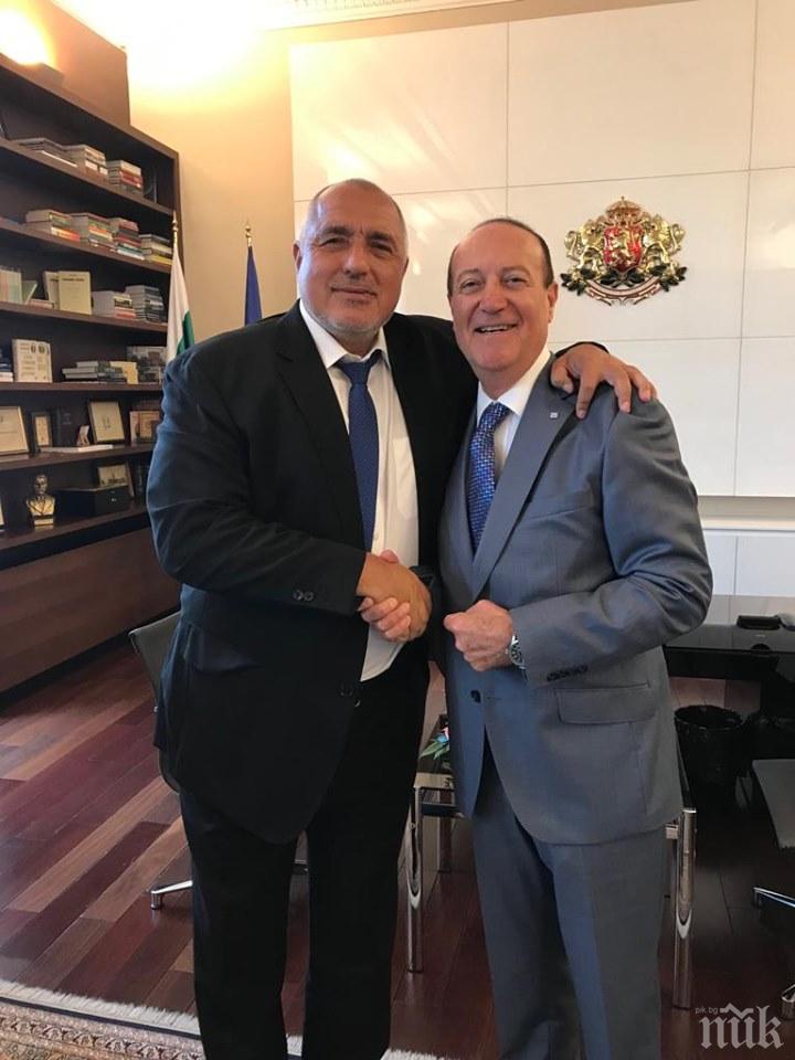 ПЪРВО В ПИК! Борисов се срещна с почетния ни консул в Израел