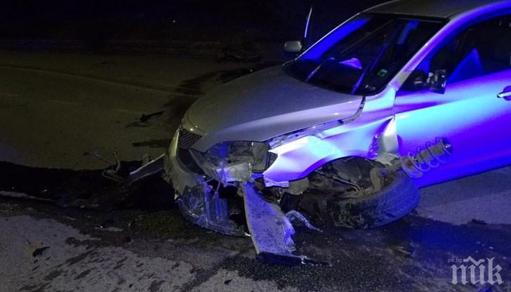 Мъж е ранен при катастрофа в Долна Оряховица