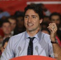 Партията на премиера Джъстин Трюдо води на парламентарните избори в Канада