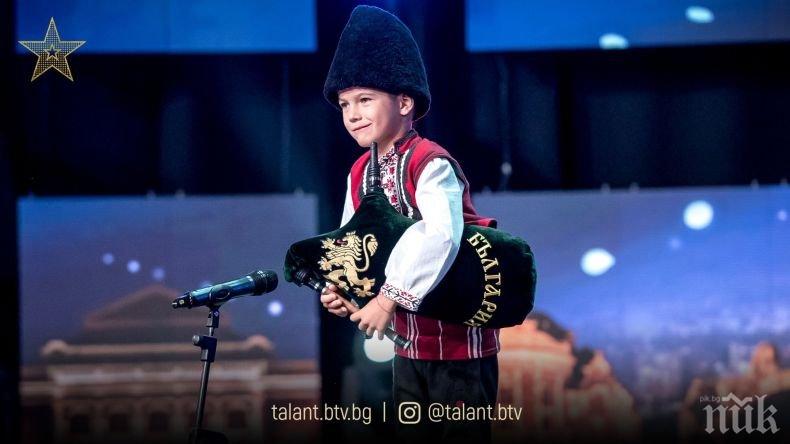 МЕЧТАН ПОДАРЪК: Дариха с родопска каба гайда 6-годишния Диян от България търси талант