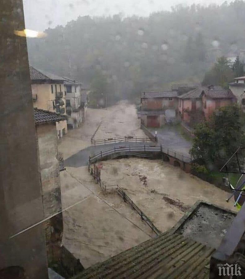 Потоп в Северна Италия евакуира десетки