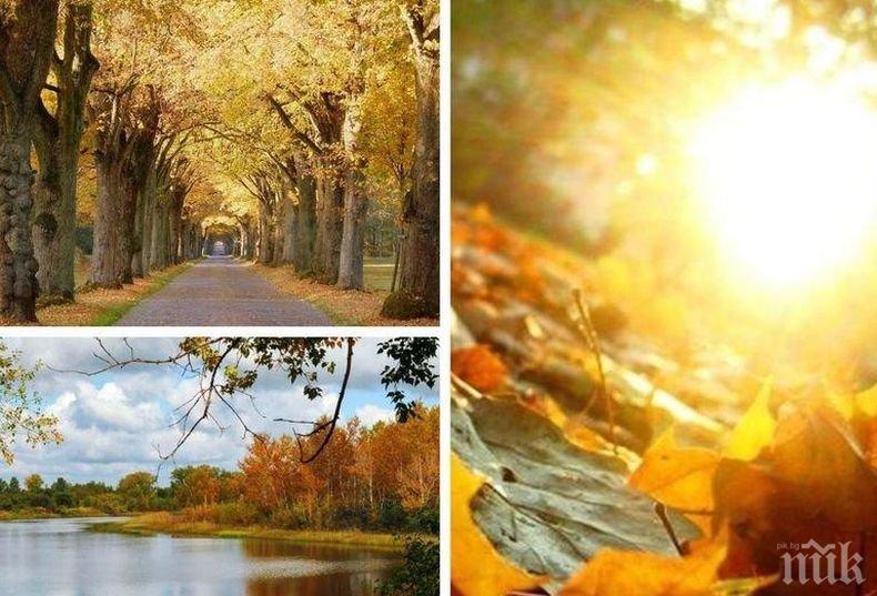 УСЕЩАНЕ ЗА ЛЯТО: Необичайно топлият и слънчев октомври продължава (КАРТА)