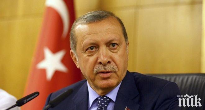 Реджеп Ердоган се закани да „разбие главите“ на кюрдите в Сирия