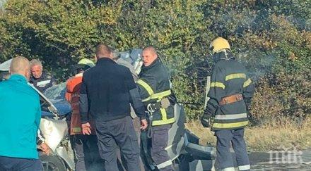 ужас пътя зверско верижно меле магистрала тракия отне живота жена снимки