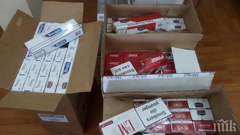 Иззеха 33 000 кутии нелегални цигари на пункт Капитан Андреево