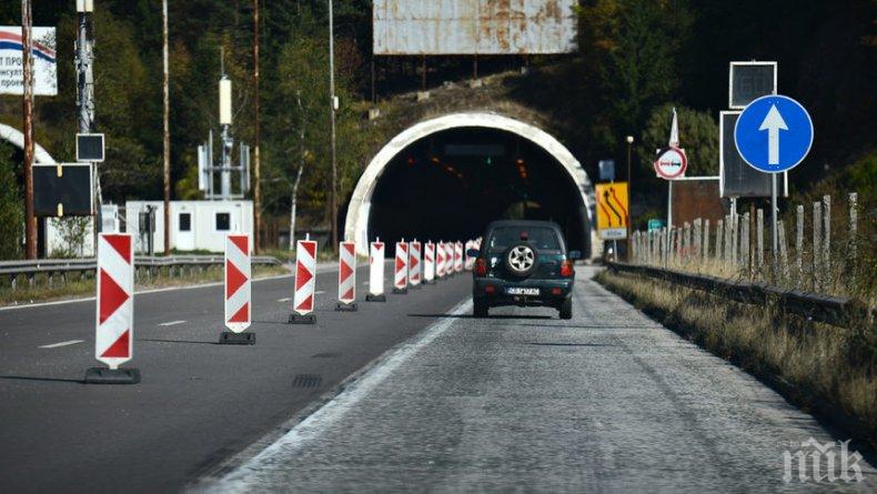 ВАЖНО: Промяна в движението в тунел „Траянови врата“ на автомагистрала „Тракия”