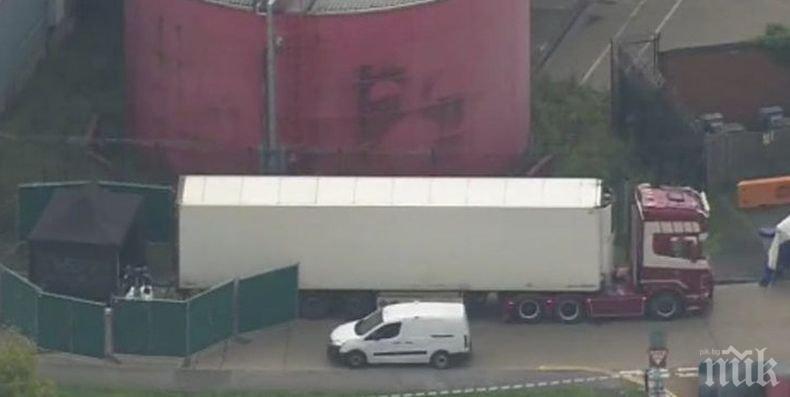 ТРАГЕДИЯТА ВЪВ ВЕЛИКОБРИТАНИЯ: Четирима са заподозрени по случая с камиона-ковчег