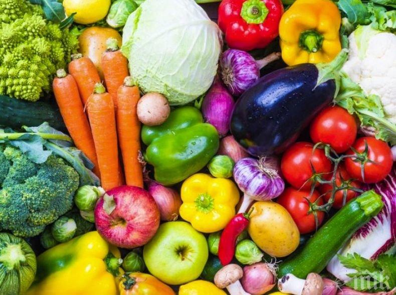 Плодове, зеленчуци и други храни леко поевтиняват