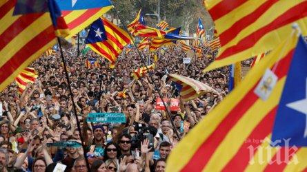 Хиляди крайнодесни протестираха срещу каталунския сепаратизъм в Мадрид
