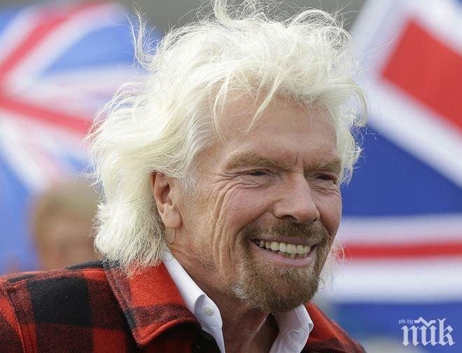 Милиардерът Ричард Брансън също иска втори референдум за Брекзит