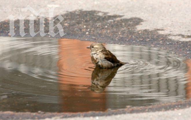 Малко дъжд и хладинка в понеделник